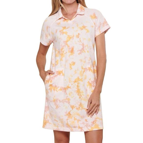 NWT Toad&Co Yerba Rugby Dress Size Small Gooseberry Tie Dye Organic Cotton New - Picture 11 of 11